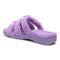 Vionic Adjustable Open-Toe Slipper with Orthotic Arch Support - Indulge Snooze - Pansy - Back angle