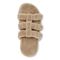 Vionic Adjustable Open-Toe Slipper with Orthotic Arch Support - Indulge Snooze - Wheat - Top