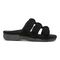 Vionic Adjustable Open-Toe Slipper with Orthotic Arch Support - Indulge Snooze - Black - Right side