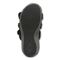 Vionic Adjustable Open-Toe Slipper with Orthotic Arch Support - Indulge Snooze - Black - Bottom