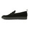 Vionic Uptown Women's Slip-On Loafer Moc Casual Shoes - Black Suede - Left Side