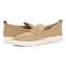 Vionic Uptown Women's Slip-On Loafer Moc Casual Shoes - Sand Suede - pair left angle