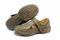 Mt. Emey 9212 - Women's Orthopedic Closed-toe Leather Sandal - Taupe Pair / Bottom