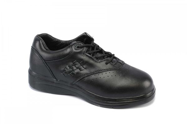 Answer2 445-1 Black womens casual comfort shoe - Black Main Angle