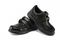 Answer2 556-1 Black Mens Casual Comfort Shoe - Strap - Black Pair / Top