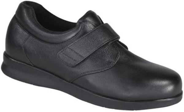 Drew Zip II V - Black Tumbled Nappa Strap Womens Shoe - 14181