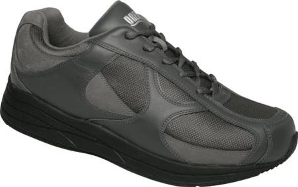 Drew Surge - Grey Leather & Nubuck/Grey Mesh Mens Athletic Shoes - 40760
