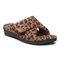Vionic Relax - Orthaheel Orthotic Slippers - Brown Leopard - Angle main
