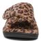 Vionic Relax - Orthaheel Orthotic Slippers - Brown Leopard - Front