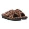 Vionic Relax - Orthaheel Orthotic Slippers - Brown Leopard - Pair
