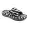Vionic Relax - Orthaheel Orthotic Slippers - Dk Grey Zebra