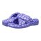 Vionic Relax - Orthaheel Orthotic Slippers - Amethyst Leopard - pair left angle
