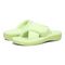 Vionic Relax - Orthaheel Orthotic Slippers - Pale Lime - pair left angle