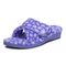 Vionic Relax - Orthaheel Orthotic Slippers - Amethyst Leopard - Left angle