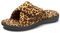 Vionic Relax - Orthaheel Orthotic Slippers - Tan Leopard