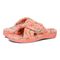Vionic Relax - Orthaheel Orthotic Slippers - Papaya Tropical - pair left angle