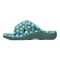 Vionic Relax - Orthaheel Orthotic Slippers - Posy Green Lprd - Left Side