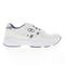 Propet Stability Walker Men's Sneakers - White/Navy - Outer Side
