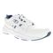 Propet Stability Walker Men's Sneakers - White/Navy - Angle