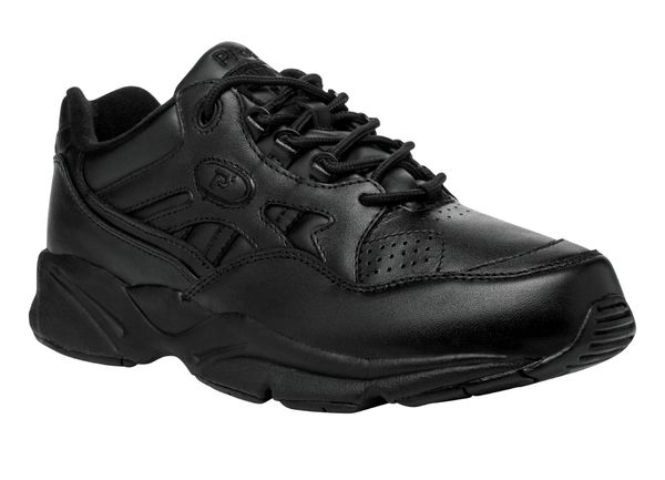 Black Propet Stability Walker Strap  Casual Walking  Shoes Mens 