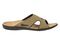 Spenco Kholo Men's Orthotic Slide Sandals - Straw / Java / Cork