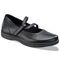 Apex Janice Women's Classic Strap Stretch Comfort Shoe - Black