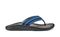 Olukai Hokua Men's Beach Sandals - Slate Blue / Charcoal - Side