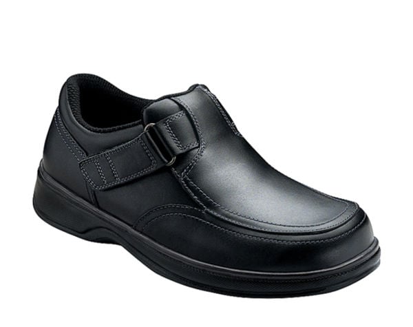 Orthofeet Men's Easy Slip-on - 517 - orthofeet-517-black-leather