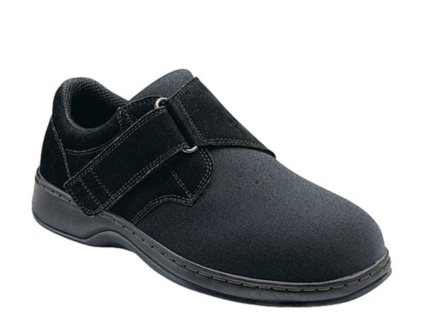 Orthofeet Men's Stretchable Shoes - 525 - orthofeet-525-black-spandex