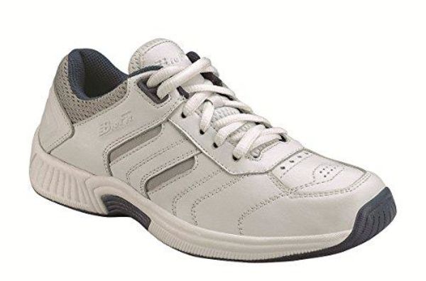 Orthofeet Pacific Palisades - Men's Athletic Lace Shoes - White