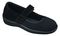 Orthofeet Springfield - Women's Stretchable Mary Janes - Black