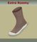Orthofeet Ext Roomy Diabetic Socks - 3 Pack - orthofeet-sock3a- Brown