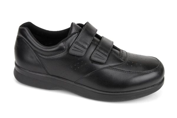 Propet Mens  Black Strap Closure  Comfort,Walking shoe 13  M -FREE SHIPPING