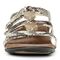 Vionic Amber - Women's Adjustable Slide Sandal - Orthaheel - Natural Snake - 6 front view