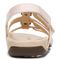Vionic Amber - Women's Adjustable Slide Sandal - Orthaheel - Pink Snake - 5 back view