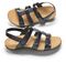 Vionic Amber - Women's Adjustable Slide Sandal - Orthaheel - Navy - Pair