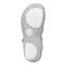 Vionic Amber - Women's Adjustable Slide Sandal - Orthaheel - Silver Met Linen - Bottom