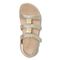 Vionic Amber - Women's Adjustable Slide Sandal - Orthaheel - Gold Metallic Linen - Top