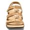 Vionic Amber - Women's Adjustable Slide Sandal - Orthaheel - Gold Cork - 6 front view