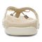 Vionic Bella - Women's Orthotic Thong Sandals - Cream Botanical - Back