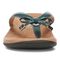 Vionic Bella - Women's Orthotic Thong Sandals - Posey Green - Front
