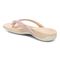 Vionic Bella - Women's Orthotic Thong Sandals - Peach Botanical - Back angle