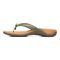 Vionic Bella - Women's Orthotic Thong Sandals - Army Green - Left Side