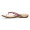 Vionic Bella - Women's Orthotic Thong Sandals - Pink Snake 2 left view