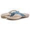 Vionic Bella - Women's Orthotic Thong Sandals - Larkspur - pair left angle