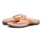Vionic Bella - Women's Orthotic Thong Sandals - Marmalade - pair left angle