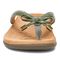 Vionic Bella - Women's Orthotic Thong Sandals - Army Green - Front