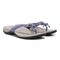 Vionic Bella - Women's Orthotic Thong Sandals - Purple Croc Syn - Pair