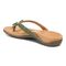 Vionic Bella - Women's Orthotic Thong Sandals - Army Green - Back angle