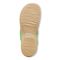 Vionic Bella - Women's Orthotic Thong Sandals - Electric Green Croc - Bottom